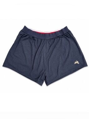 Mens Tracksmith Session Speed Running Shorts Navy Blue Medium